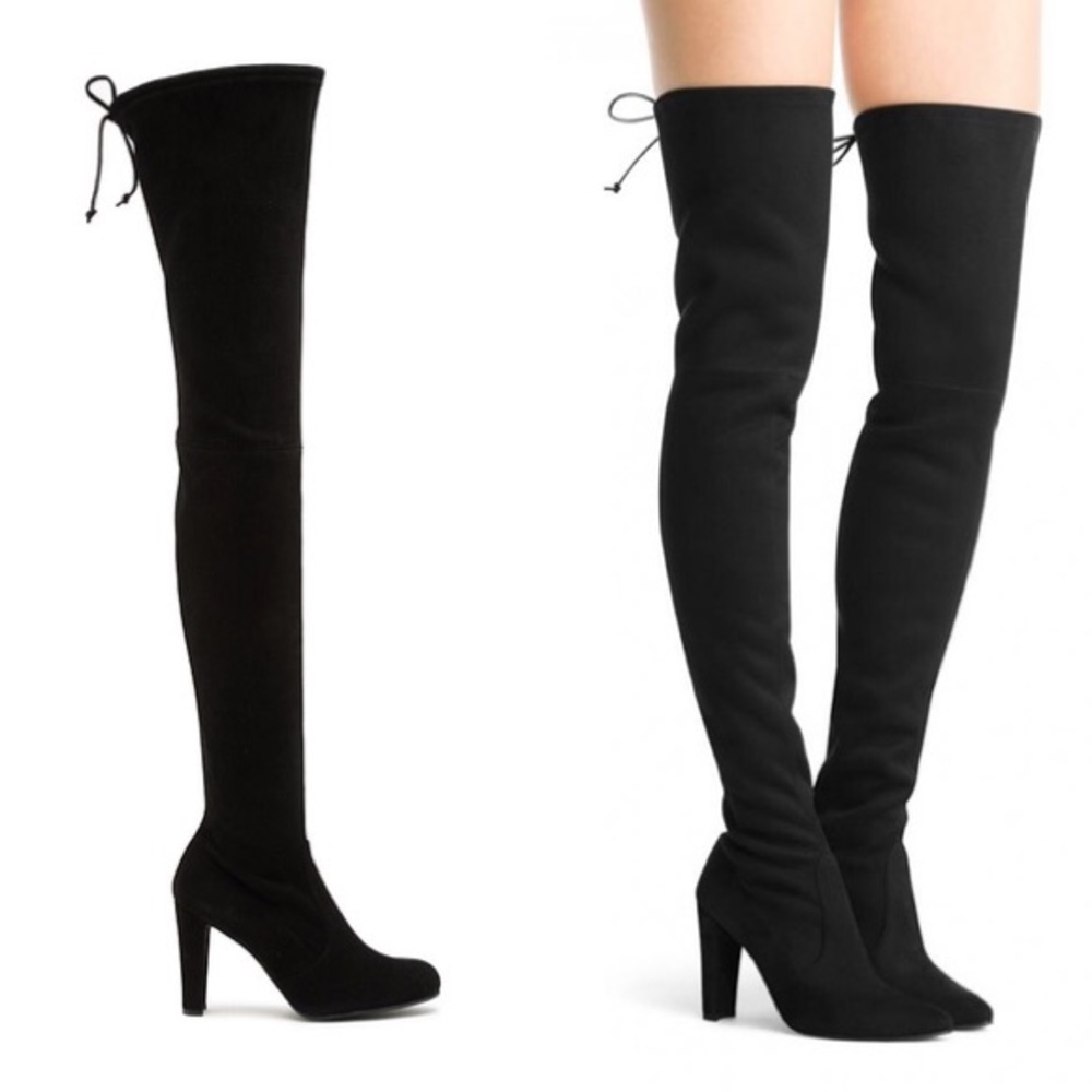 NWT Stuart Weitzman Alllegs Ultrastretch Over-the-Knee Suede Boots